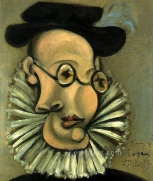 パブロ・ピカソ Painting - スペイン大帝としてのハイメ・サバテスの肖像 1939年 パブロ・ピカソ